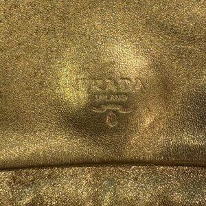 Vintage PRADA couture leather mini cross bag -